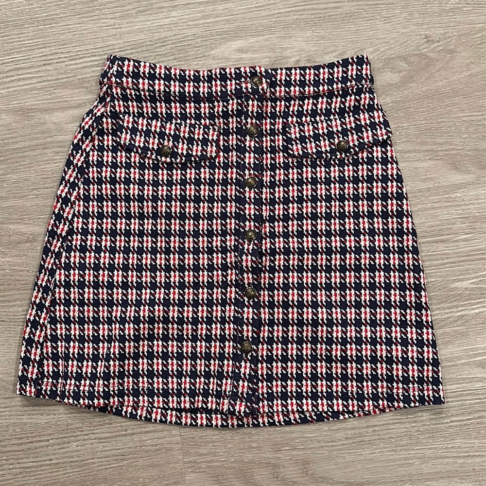 MOD CLOTH HOUNDSTOOTH skirt